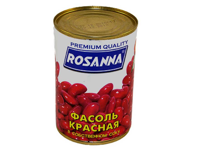 Фасоль красная крупная Rosanna ж/б 400г