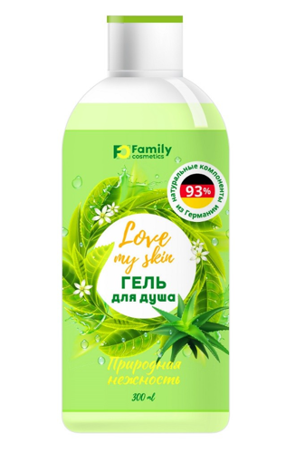 Гель для душа FAMILY COSMETICS "Love My. Природная Нежность" 300 мл