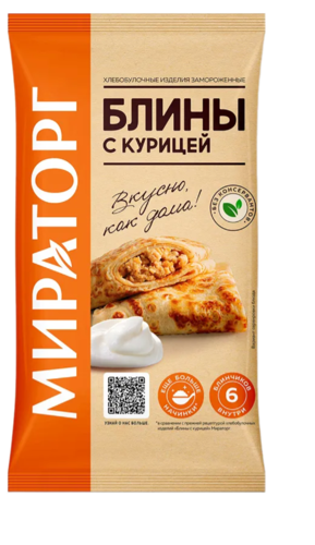 Блины МИРАТОРГ с курицей 360 г