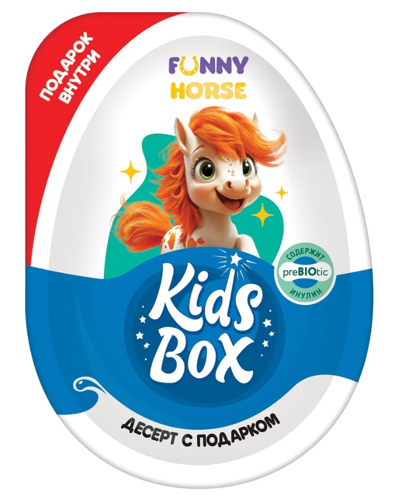 Шоколадное Яйцо Kids Box Funny Horse 20г