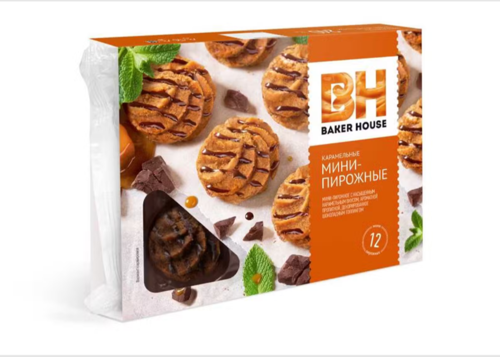 Мини-Пирожные Baker House Карамельные 240г