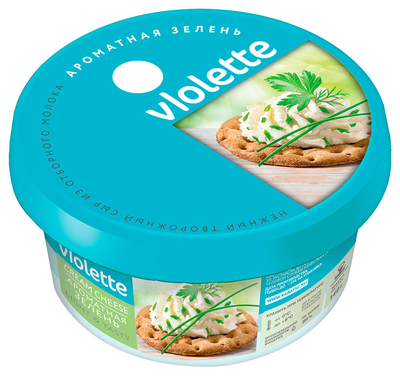 Сыр Violette Творожный с Зеленью 70% 140г