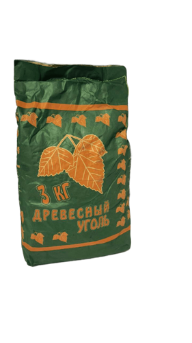Уголь древесный 3кг
