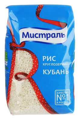 Рис Мистраль Кубань Круглозерный 900г