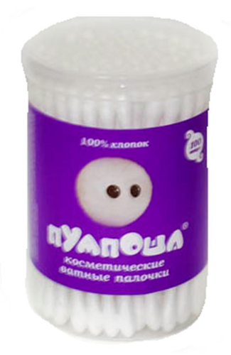 Ватные палочки ПУМПОША 100 шт