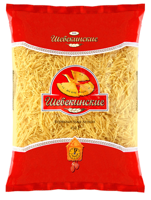 Макароны вермишелька Шебекинские 450г.