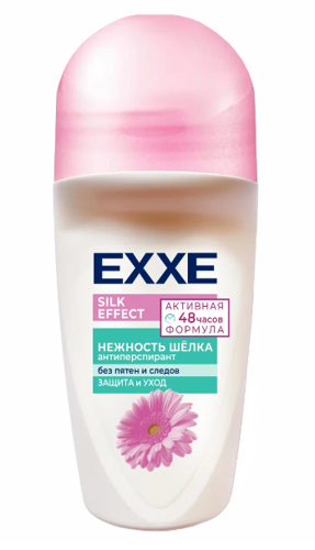 Дезодорант-антиперспирант EXXE "Нежность шелка. Silk Effect" ролик 50 мл