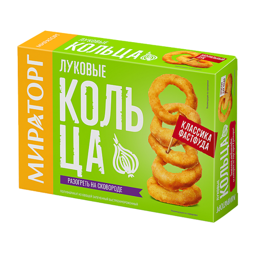 Кольца луковые Мираторг 250г