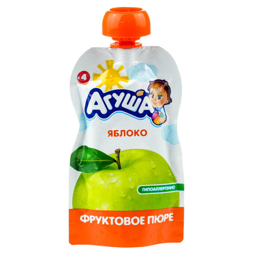 Агуша Пюре Фруктовое Яблоко 90г