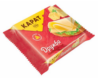 Сыр Плавленый Карат Дружба Ломтики 25% 130г