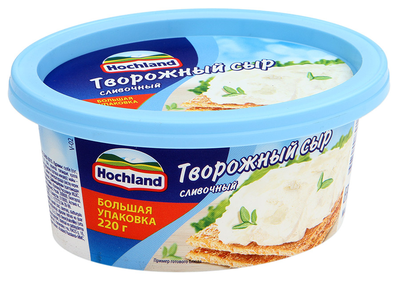 Сыр Hochland Творожный Сливочный 60% 220г