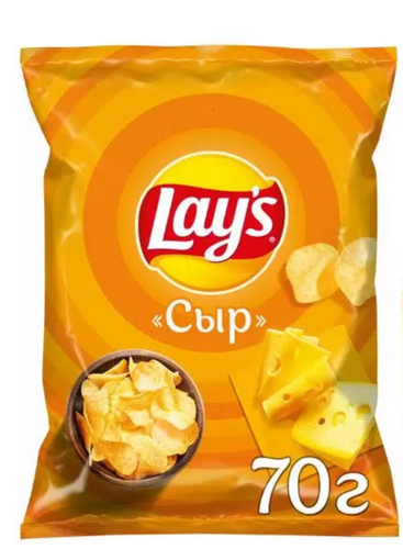 Чипсы LAY'S "Сыр" картофельные 70 г