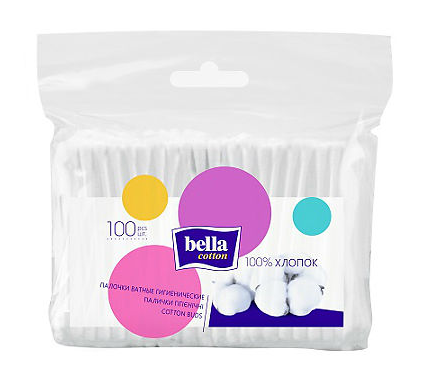 Ватные палочки BELLA "Cotton" 100 шт