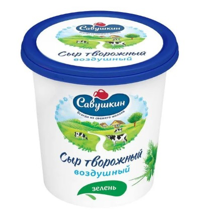 Сыр Sveza Творожный Воздушный с Зеленью 60% 150г