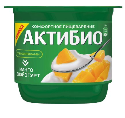 Биойогурт Актибио Манго 3% 130г