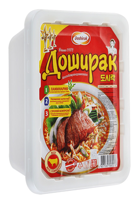 Лапша "ДОШИРАК" Говядина 90гр