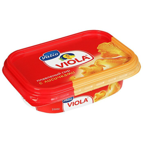 Сыр Плавленый Viola с Лисичками 50% 200г