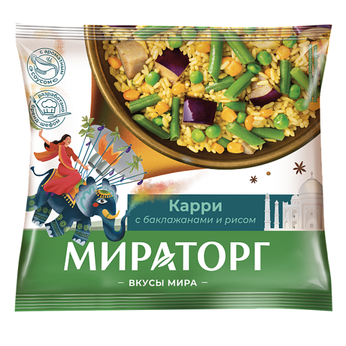 Карри с баклажанами и рисом смесь МИРАТОРГ 400г