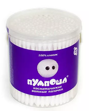 Ватные палочки ПУМПОША 200 шт