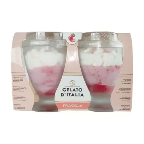 Мороженое Gelato D Italia Клубника 180г