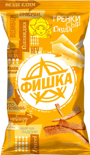 Сухарики ФИШКА "Сыр" 120гр