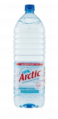 Вода питьевая ARCTIC артезианская негазированная 2 л