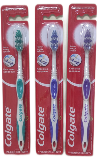 Зубная щетка Colgate Классика здоровья средняя 1 шт.