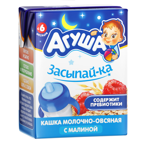 Каша Агуша Овсянка с Малиной 200г