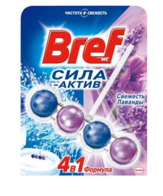 Средство чистящее BREF 4в1 "Сила-актив" свежесть лаванды 50 г