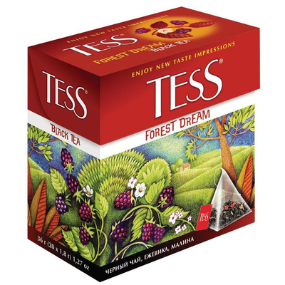 Чай Черный Tess Forest Dream 20 Пирамидок