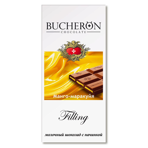 Шоколад Bucheron Filling Молочный Манго-Маракуйя 85г