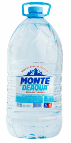 Вода питьевая MONTE DEAQUA негазированная 5 л