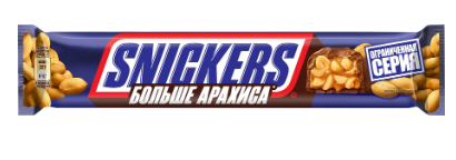 Шоколадный Батончик Snickers Больше Арахиса 87г