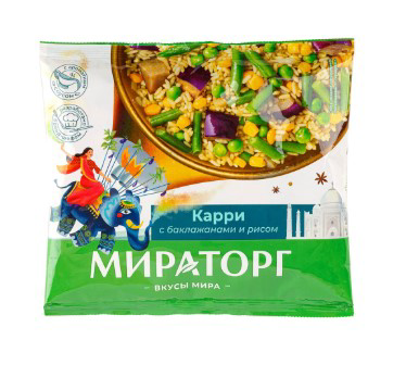 Карри с баклажанами и рисом смесь МИРАТОРГ 400г
