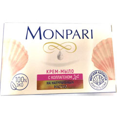 Крем-Мыло Твердое Monpari с Коллагеном 100г