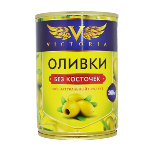Оливки VICTORIA без косточек 300 мл
