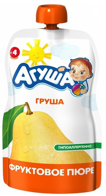 Агуша Пюре Фруктовое Груша 90г