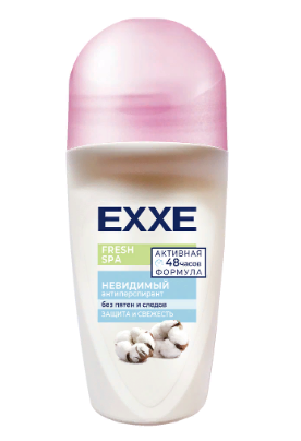 Дезодорант EXXE "Fresh spa. Невидимый" роликовый 50 мл