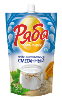 Майонез Ряба Провансаль Сметанный 50,5% 330г