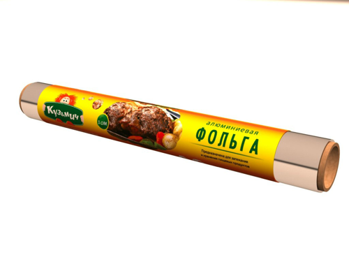 Фольга алюминиевая КУЗЬМИЧ 29 см 10 м