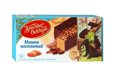 Торт Мишка Косолапый Вафельный 250г