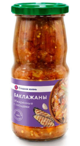 Баклажаны с Овощами 470г Сладкая Жизнь