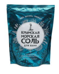 Соль для ванн GREENFEILD "Крымская. Можжевельник" морская 1100 г