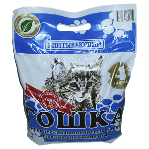 Наполнитель для Кошачьих Туалетов Гошка Комкующийся 4л