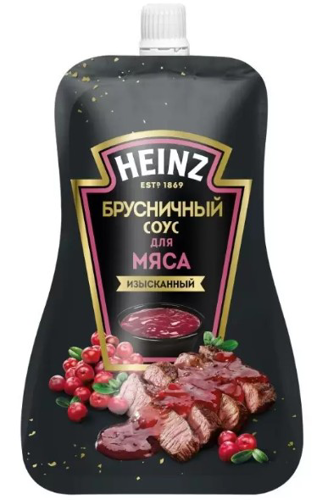 Соус Heinz Брусничный для Мяса 200г