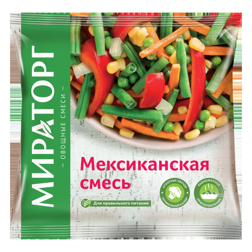 Овощи по-мексикански с курицей смесь МИРАТОРГ 400г