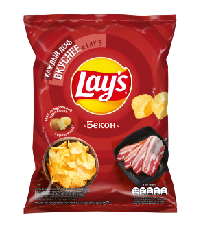 Чипсы LAY'S "Бекон" картофельные 70 г
