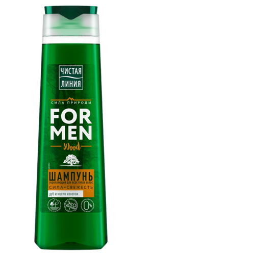 Шампунь Чистая Линия For Men "Энергия и сила" 400 мл