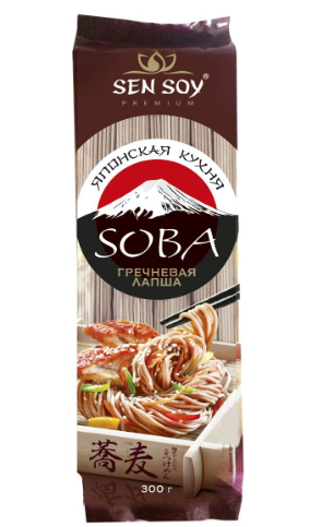 Лапша "SEN SOY" гречневая СОБА 300гр