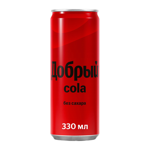 Добрый Кола БЕЗ/Сахара 0,33л